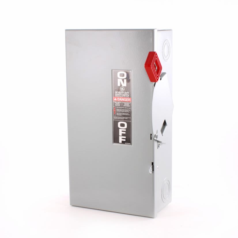 GE Spec-Setter™ THN3363 Heavy Duty Non-Fusible Safety Switch, 600 VAC, 100 A, 100 hp, 3 Poles